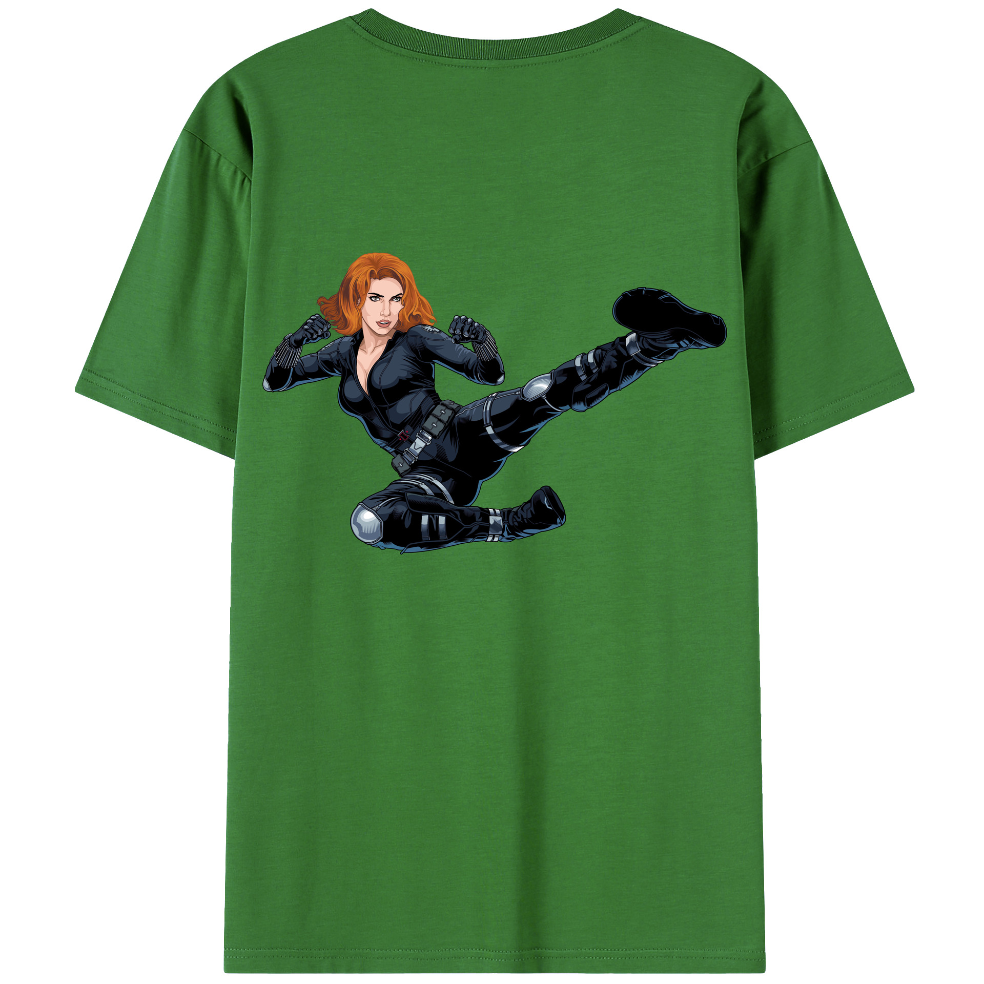 （画像用） アベンジャーズ The Avengers レディース半袖Tシャツ(バックプリント)